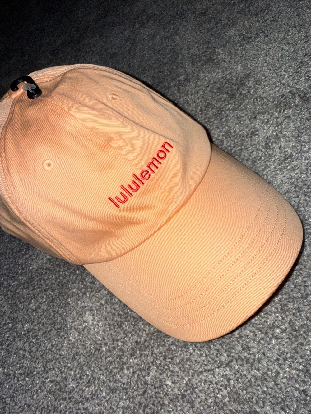 lululemon athletica Peach/Coral Logo Baseball Cap